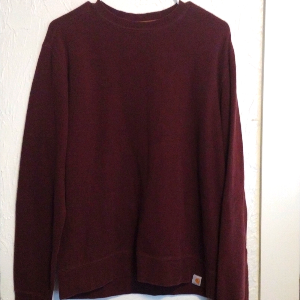 ❤️=$⬇️ Carhartt Men's M. Plum/Burgundy Crew Neck/Sweater